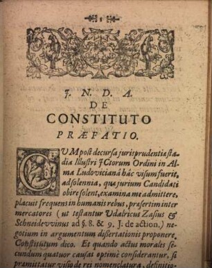 Dissertatio Juridica Inauguralis De Constituto