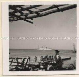 Hagion Oros, Ankunft, Große Orientreise der Hapag, 04.04.1939