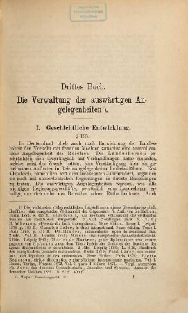 Lehrbuch des deutschen Verwaltungsrechtes, 2. Auswärtige Verwaltung, Militärverwaltung, Finanzverwaltung
