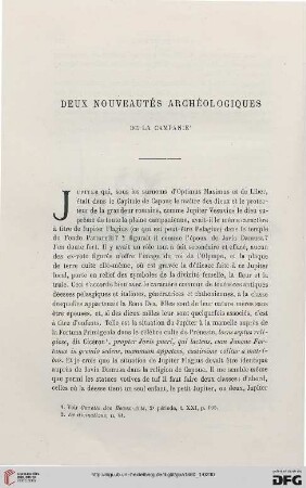 2. Pér. 21.1880: Deux nouveautés archéologiques de la Campanie, [2]