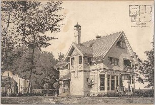 Littmann, Max; München - Bogenhausen, Höchlstr.; Villa Lindenhof - Perspektive: Grundriss