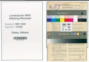 Entnazifizierung Wilhelm Ohletz , geb. 17.06.1907 (Kaufmaennischer Angestellter)