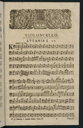 1-11(5), II. Lytaniae Solemnes. Opus V. Violone.