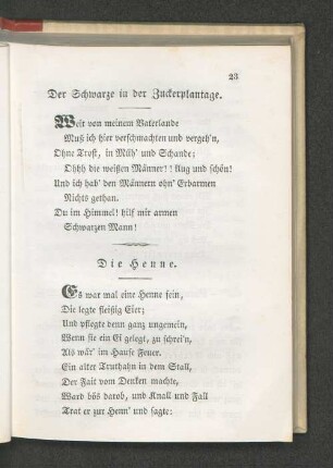 Die Henne.
