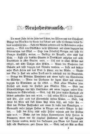 Neujahrswunsch