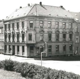 Colditz, Schützenstraße 8/Ecke Sophienstraße. Wohnhaus (um 1900). Eckansicht