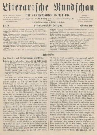 289-294 Zur Literatur- und Culturgeschichte Frankreichs