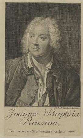 Bildnis des Joannes Baptista Rousseau