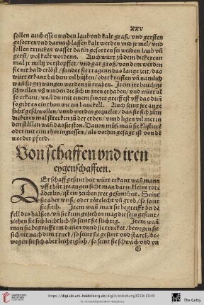 Von Schaffen vnd iren eygenschafften