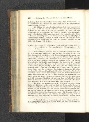§ 164. Oxydation des Schwefels vom Schwefelwasserstoff zu Schwefelsäure. Pneymatolytische Metamorphosen der Gesteine.