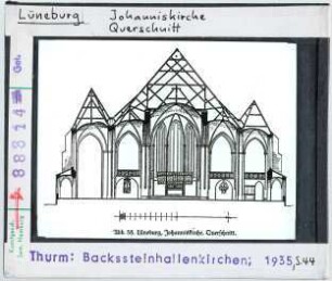 Lüneburg: Johanniskirche, Querschnitt