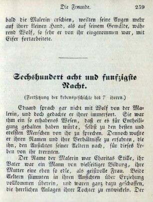 Sechshundert acht und funfzigste Nacht