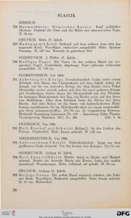 Plastik (Nr. 328-375)