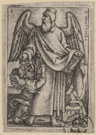 Der Evangelist Matthäus, aus der Folge der vier Evangelisten