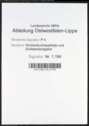 Kirchenbuchduplikat der katholischen Gemeinde Amt Attendorn (GHT 1868-1874). (Gemeinde: Elspe, Amt Attendorn)