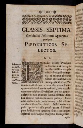 280-297, Classis Septima