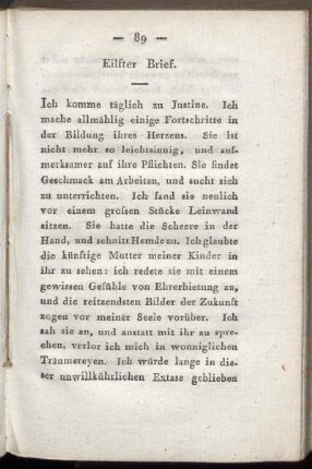 Eilfter Brief - Funfzehnter Brief.