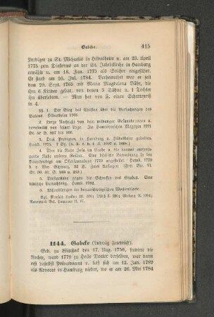 1144. Gabecke (Ludwig Friedrich)