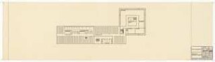 Hochschulbibliothek, Karlsruhe Neubau: Vorentwurf 7. Grundriss KG, 1:200