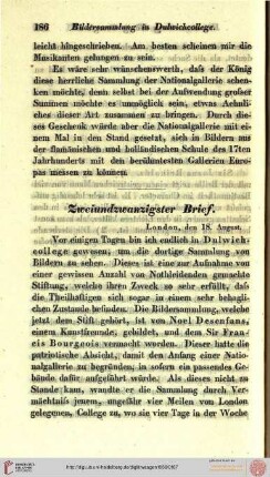 Zweiundzwanzigster Brief