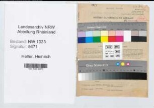 Entnazifizierung Heinrich Heller , geb. 23.04.1906 (Kfz.Fahrer)