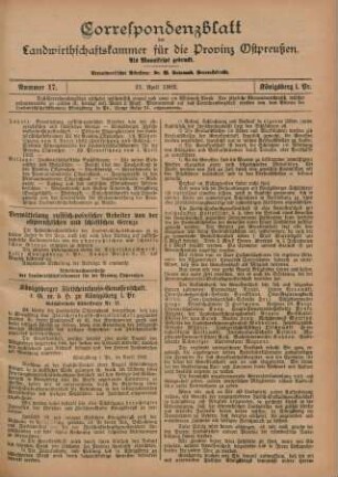 Nummer 17. 23. April 1902.