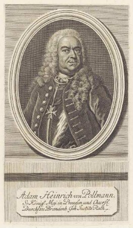 Bildnis des Adam Heinrich Pollmann