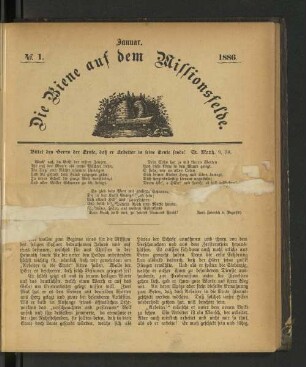 No. 1. Januar. 1886.