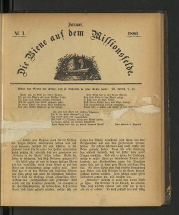 No. 1. Januar. 1886.