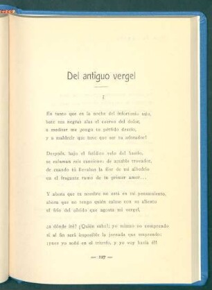 Del antiguo vergel