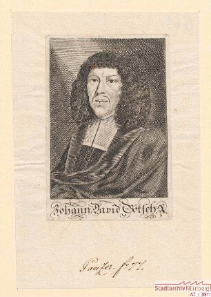 Johann David Götsch, R(echenmeister?)