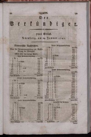 7tes Stück. Nürnberg, am 24. Januar 1797
