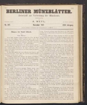 No. 207. November 1897