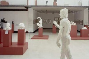 Johannes der Täufer : Raumaufnahme Ausstellungssaal. Blick von "Johannes d. T." zum linken Kabinett unter der Empore