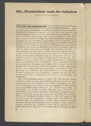 Vor dem Zusammenbruch