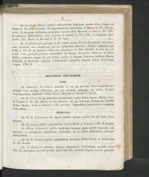 Doctorum Privatorum.