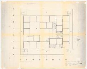Pädagogische Hochschule, Duisburg Grünflächen: Bauteil B, Innenhof, Grünflächen 1:50