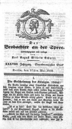 21. Stueck, 27. Mai 1839