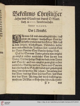 Bekenntnis Christlicher