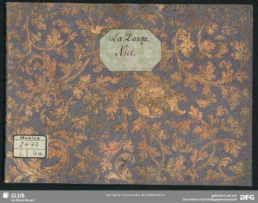 La danza - Mus.2477-L-4a : V (2), orch, bc; HanH 2