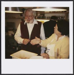 Teilnehmerin des Mahlberger Kochkurses mit Wolfram Siebeck