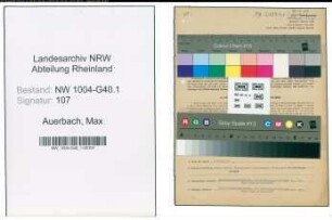 Entnazifizierung Max Auerbach , geb. 19.03.1900 (Gerichtsvollzieher)