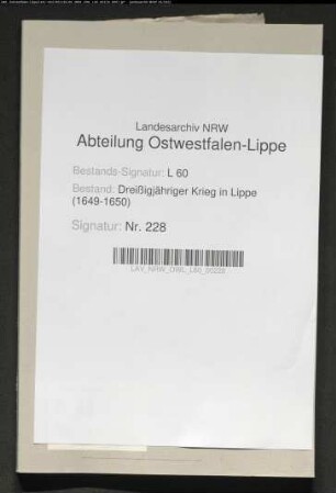 Kontributionsrechnung für Tillys Hofstaat zu Hameln