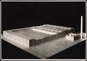 Kabelwerk Dr. Cassirer, Berlin-Spandau: Modell West- und Süd-Front