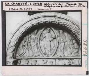 La-Charité-sur-Loire: Abteikirche, Südquerschiffportal, Tympanon