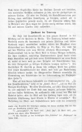 Fortdauer der Teuerung