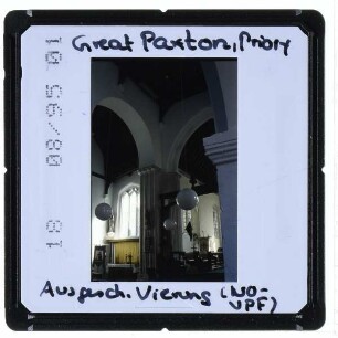 Great Paxton, Minster Church of the Holy Trinity : Innenansicht Vierung