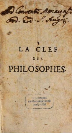 Abrégé curieux ... de toute la philosophie