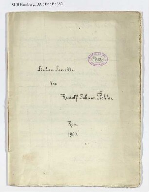 Sieben Sonette