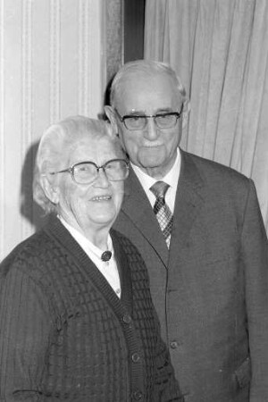 Diamanthochzeit der Eheleute Emilie und Wilhelm Hauser